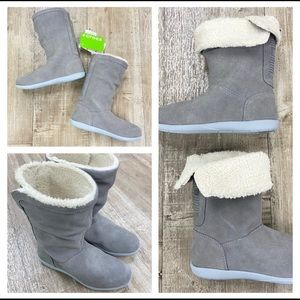 Crocs Adela Foldover Fuzz Boot